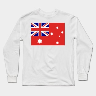 1901 Australian federation peoples land flag 3:2 ratio Long Sleeve T-Shirt